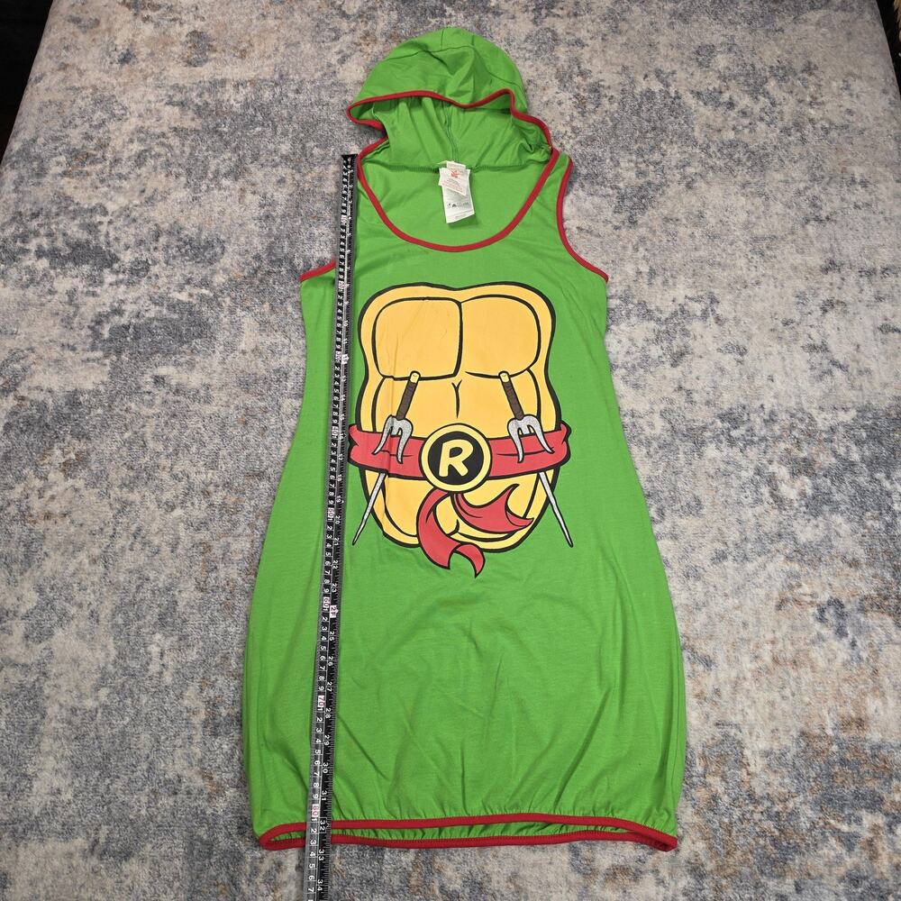 Rubie's Dress Womens Medium Green Raphael Tank Hooded Nickelodeon TMNT Costume - Picture 4 of 8